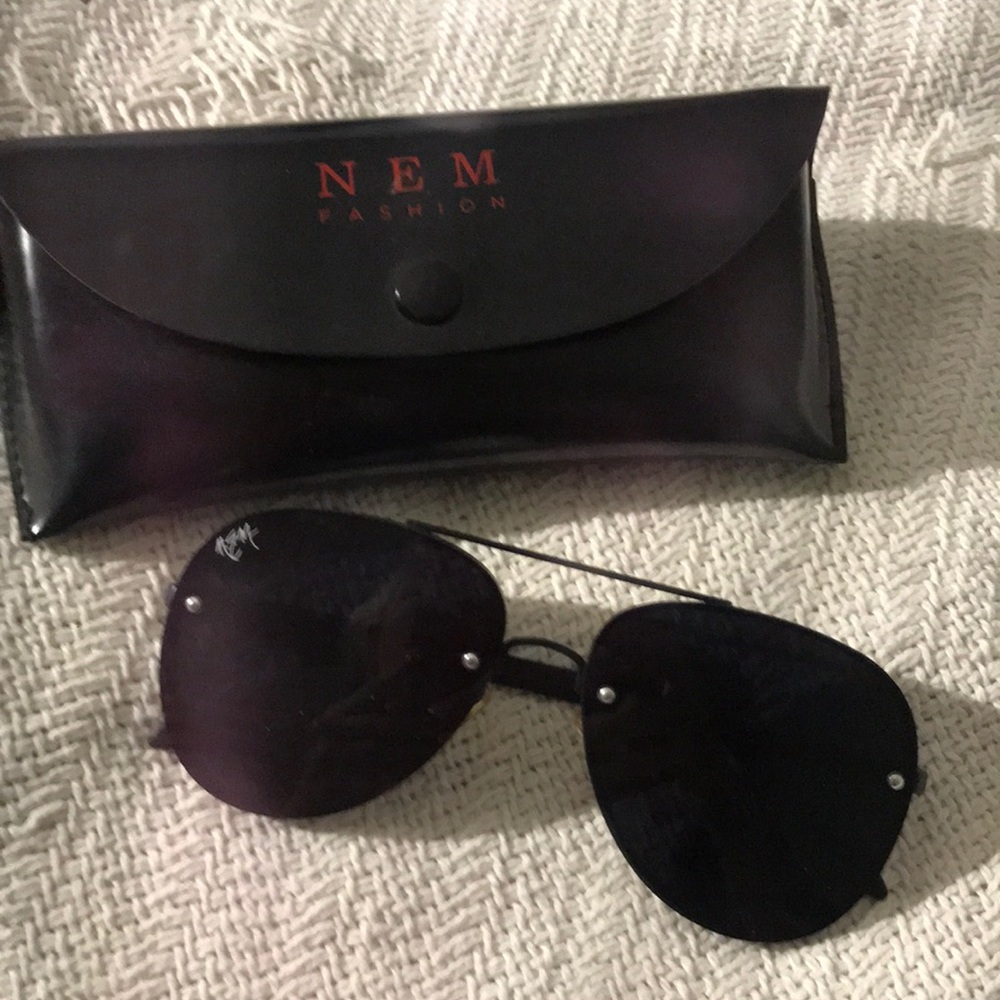 NEM fashion sunglasses-blackout sunnies